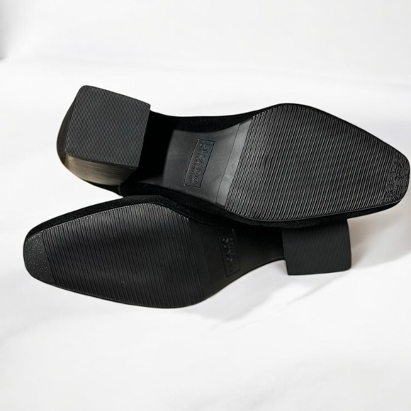 🌻New w.tags BLONDO Neda Black Waterproof Suede Ankle Boots Booties Size 6 - Picture 10 of 11